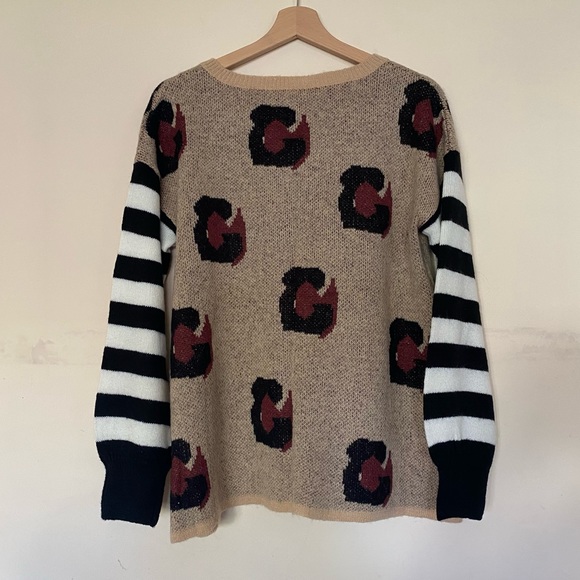 Mixed Pattern Sweater - Picture 3 of 5